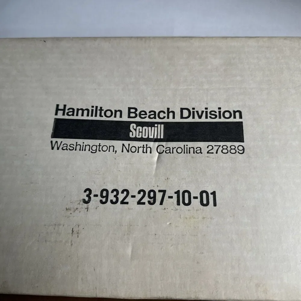 Hamilton Beach Scovill Avocado Switchable Electric Knife Wall Mount Orig Box297A